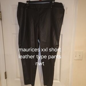 Maurices leather type pants